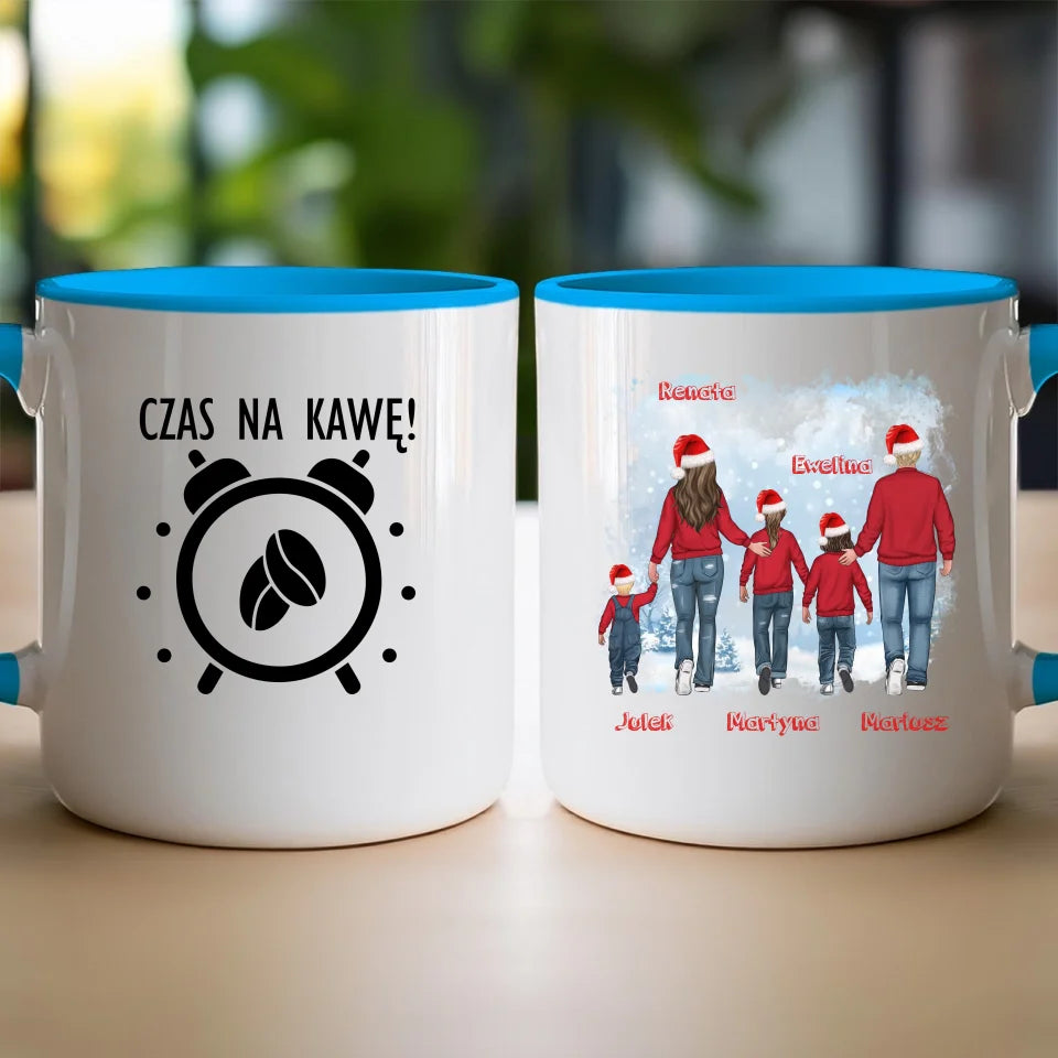 Kubek personalizowany świąteczny dla rodziny #814