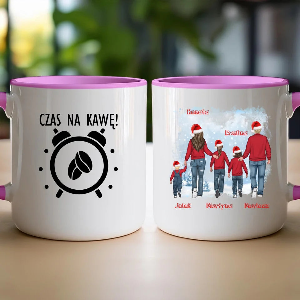 Kubek personalizowany świąteczny dla rodziny #814