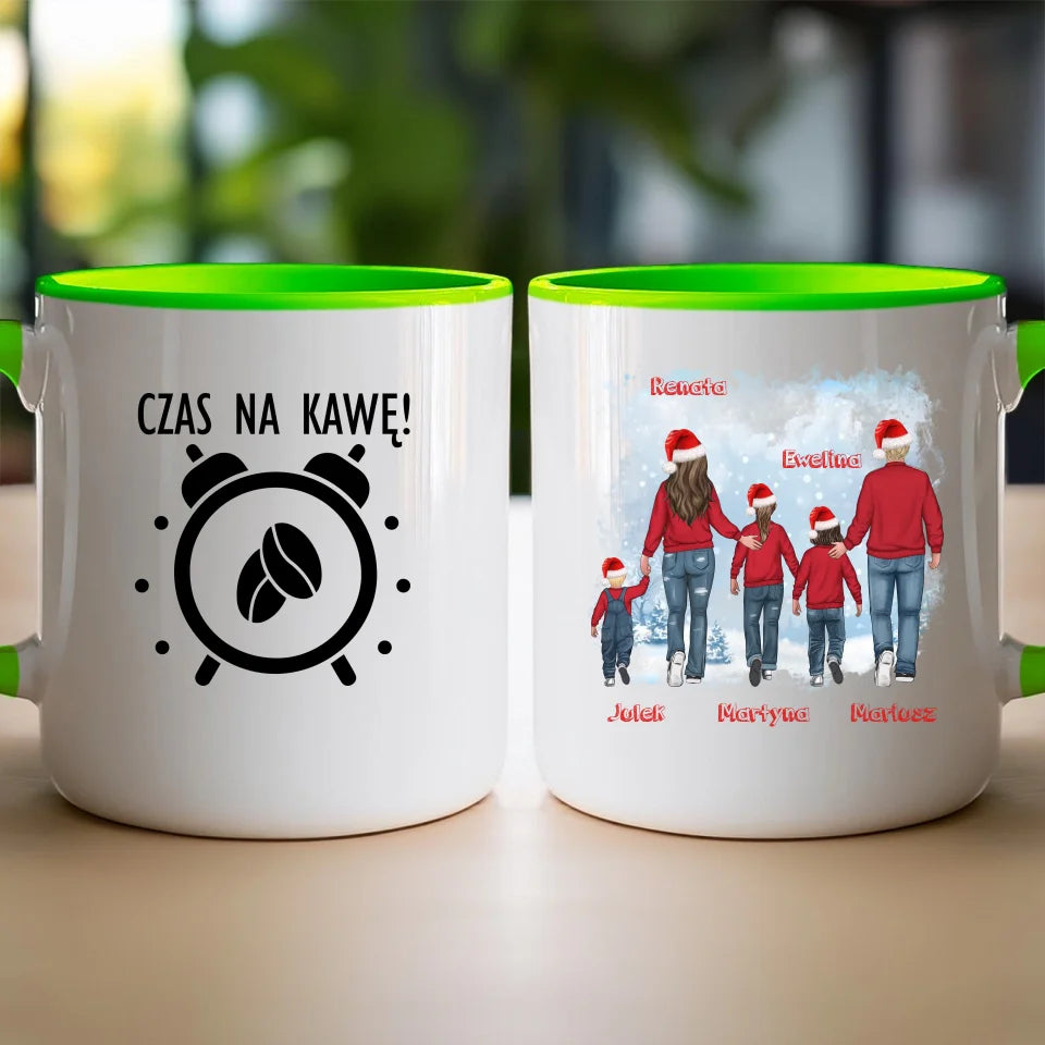 Kubek personalizowany świąteczny dla rodziny #814