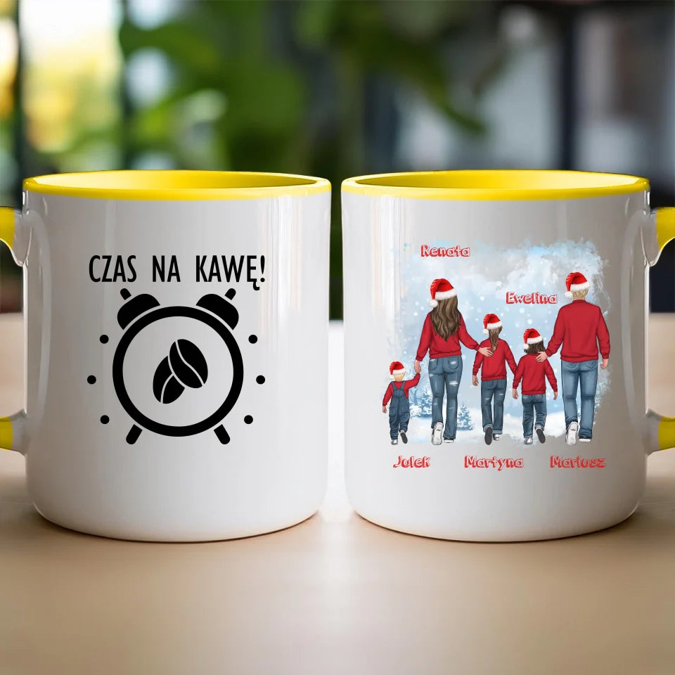 Kubek personalizowany świąteczny dla rodziny #814
