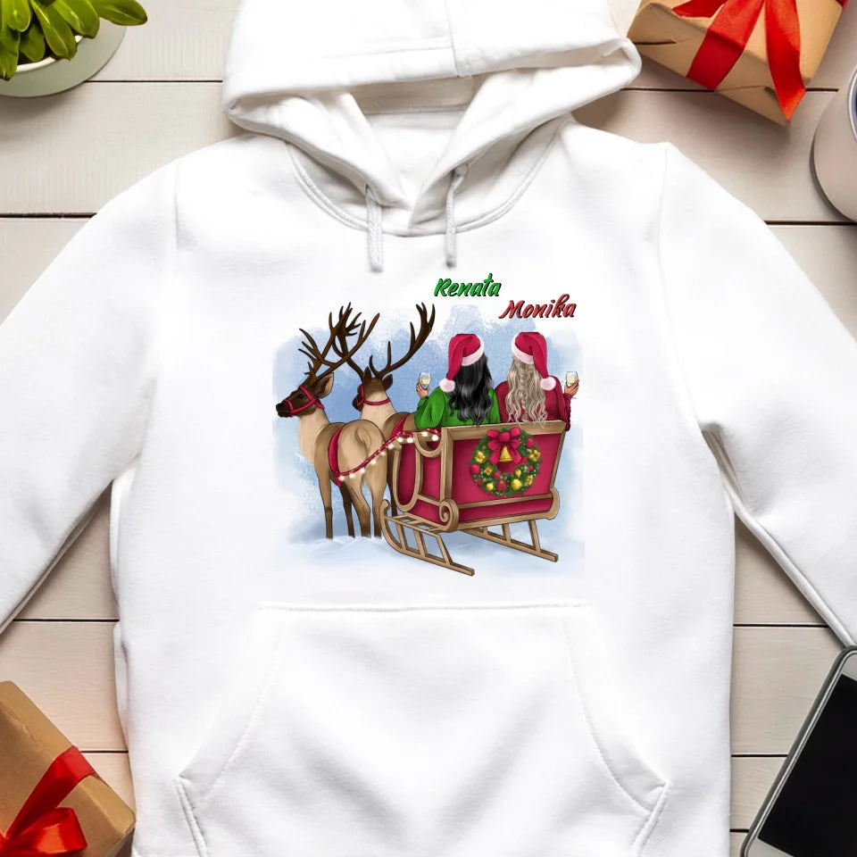 Bluza personalizowana świąteczna dla przyjaciółek #125