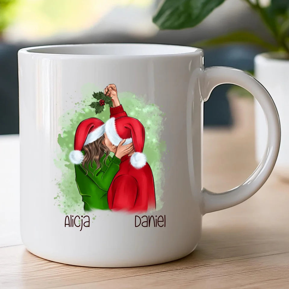 Kubek personalizowany świąteczny dla par #52