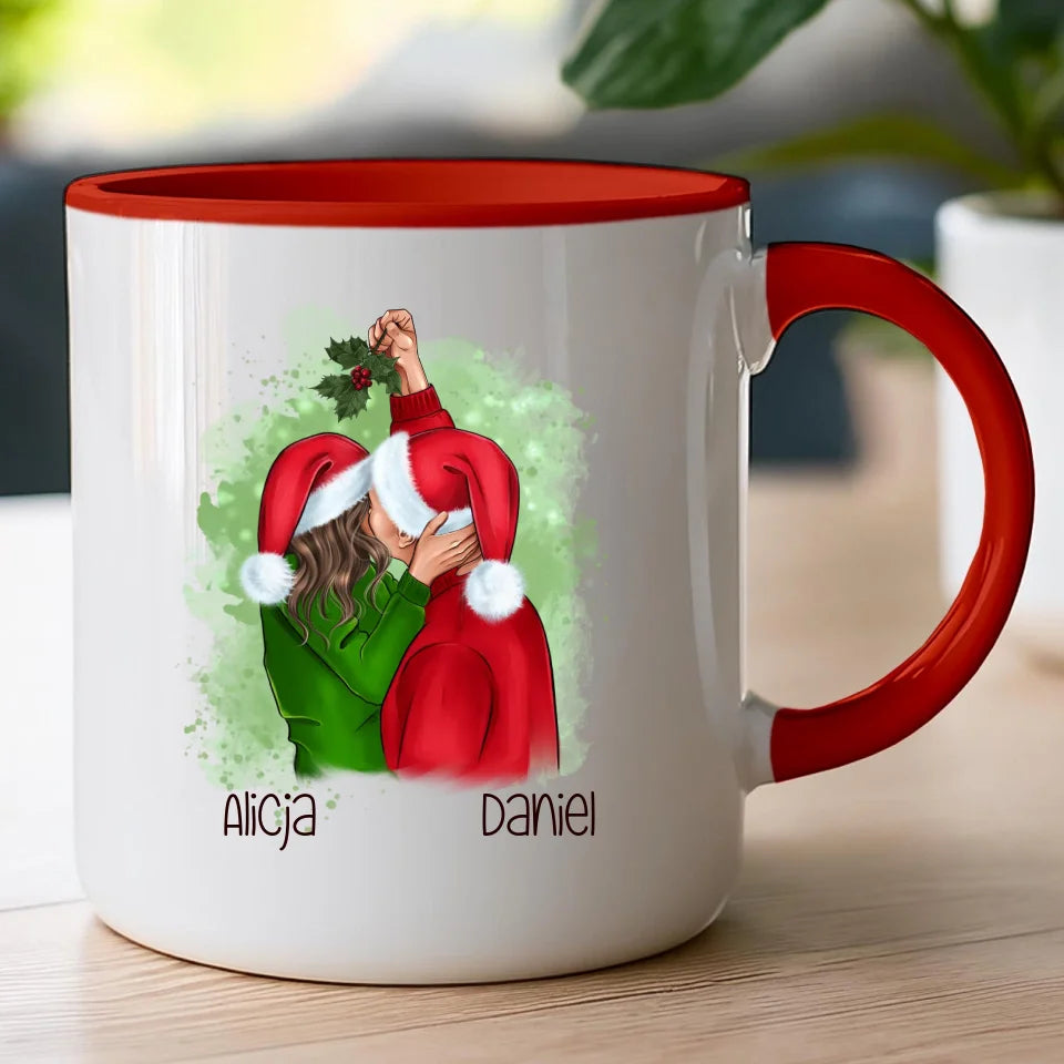 Kubek personalizowany świąteczny dla par #52