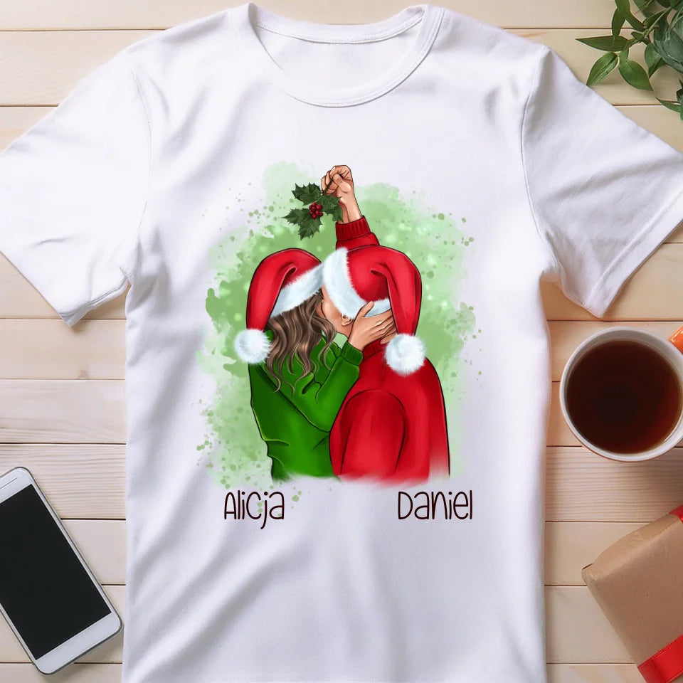 Koszulka personalizowana świąteczna dla par #52