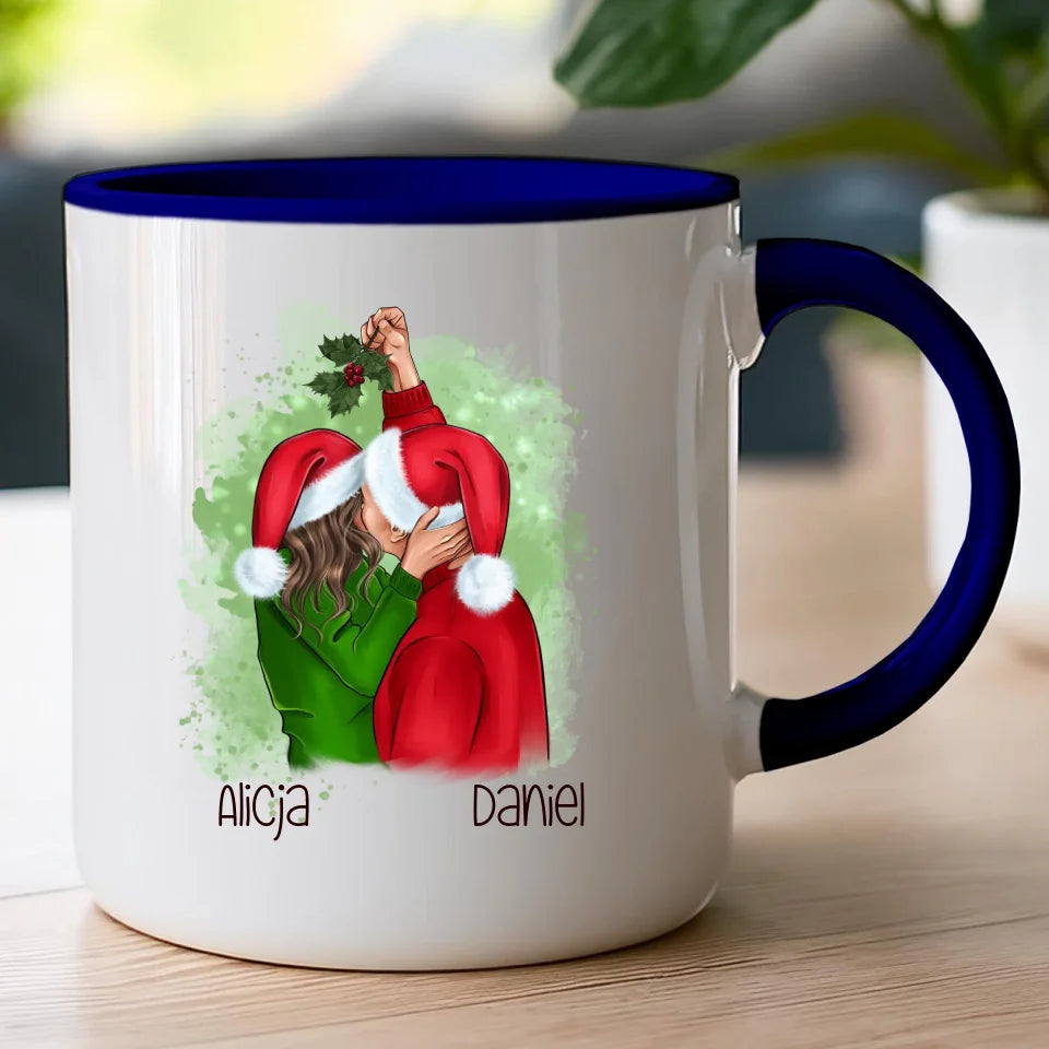 Kubek personalizowany świąteczny dla par #52