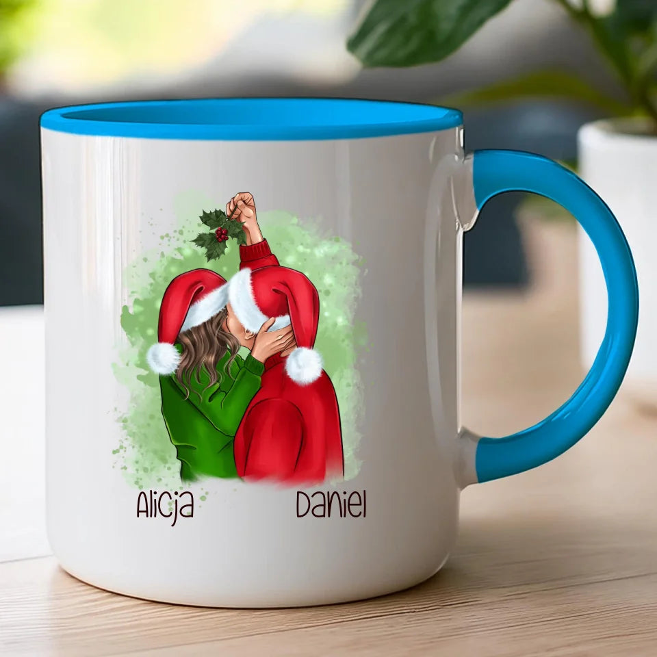 Kubek personalizowany świąteczny dla par #52
