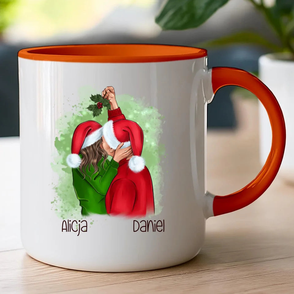 Kubek personalizowany świąteczny dla par #52