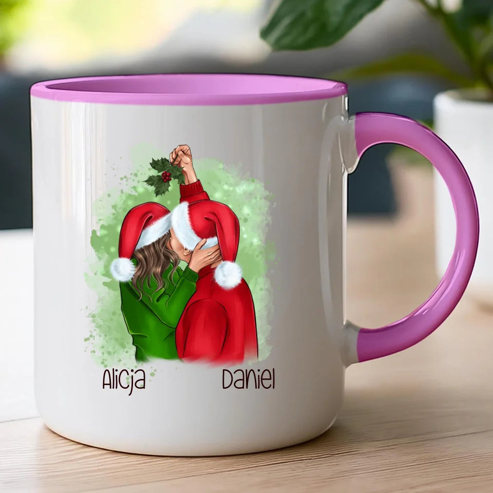 Kubek personalizowany świąteczny dla par #52