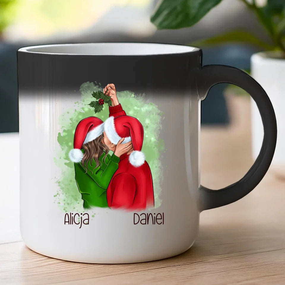 Kubek personalizowany świąteczny dla par #52