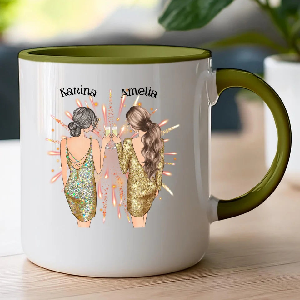 Kubek personalizowany dla przyjaciółek - sylwester #124