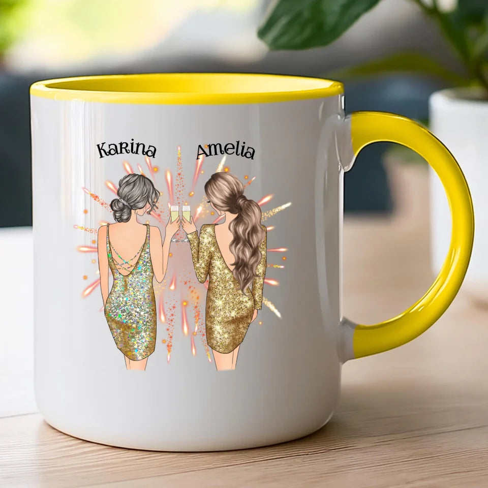 Kubek personalizowany dla przyjaciółek - sylwester #124
