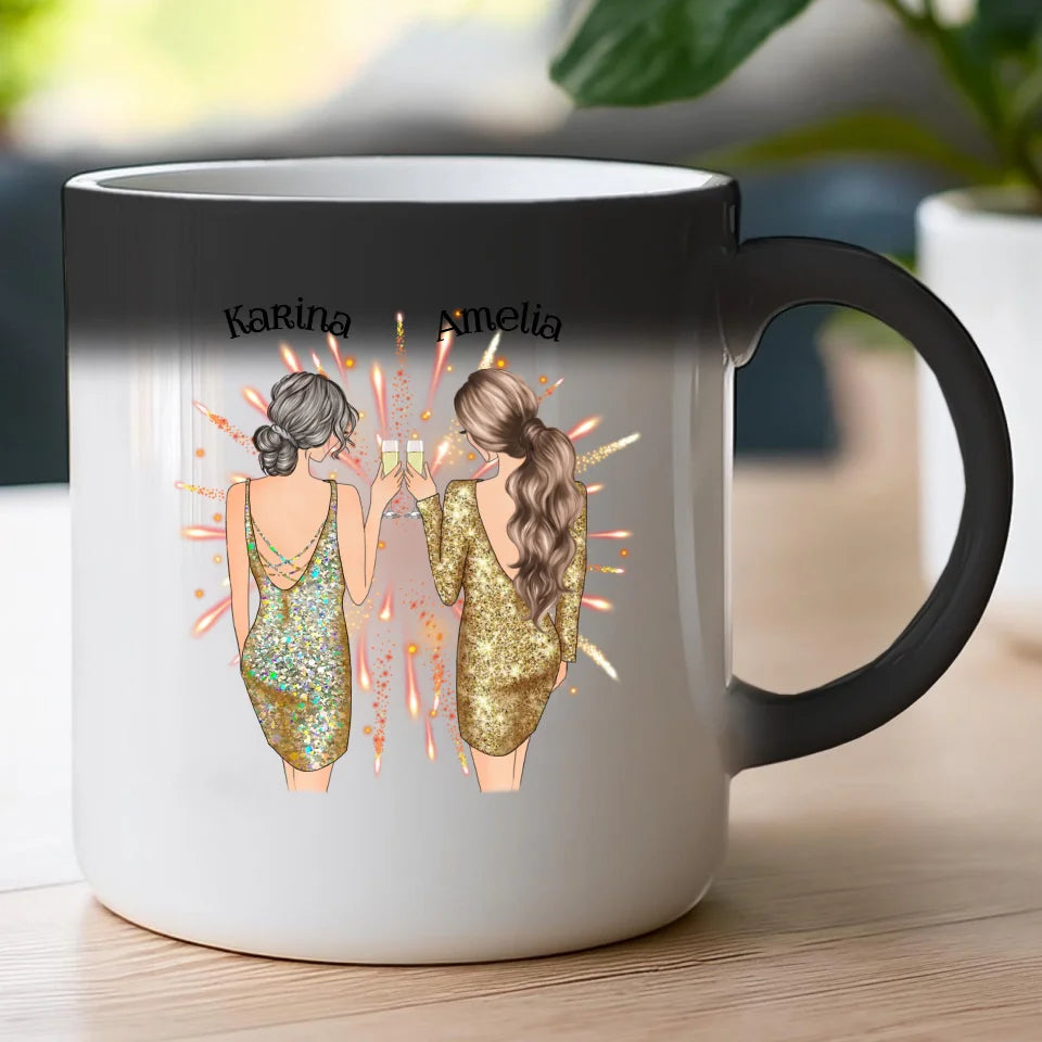 Kubek personalizowany dla przyjaciółek - sylwester #124