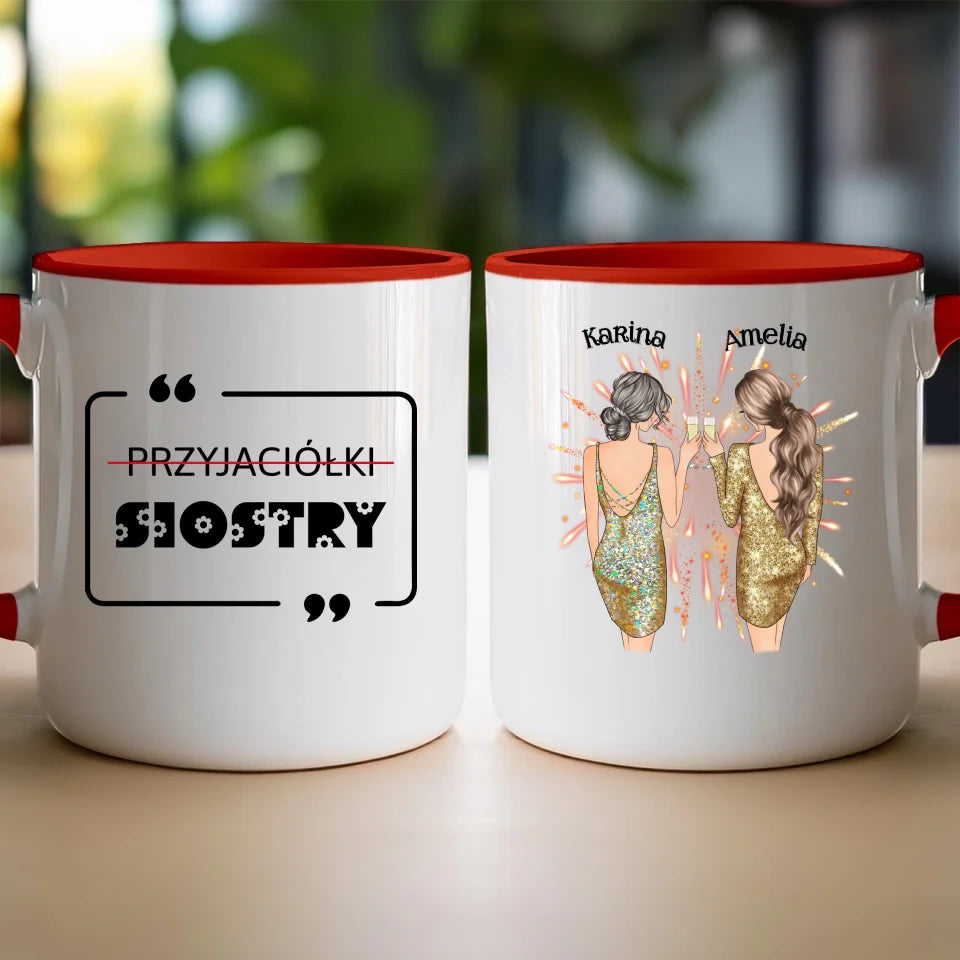 Kubek personalizowany dla przyjaciółek - sylwester #124