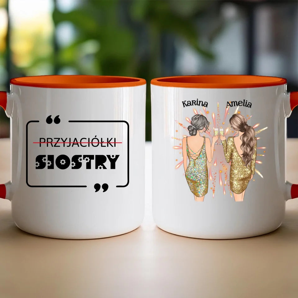 Kubek personalizowany dla przyjaciółek - sylwester #124