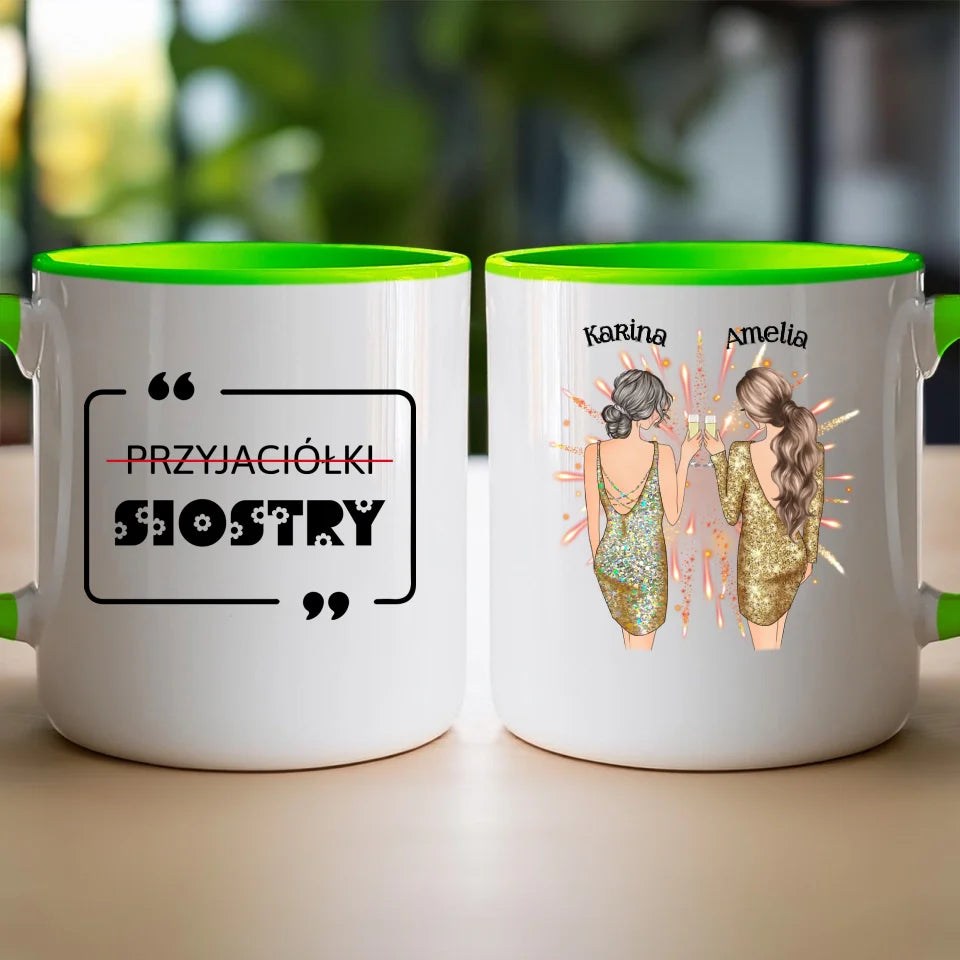 Kubek personalizowany dla przyjaciółek - sylwester #124