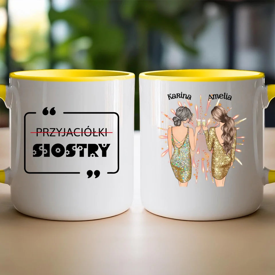 Kubek personalizowany dla przyjaciółek - sylwester #124
