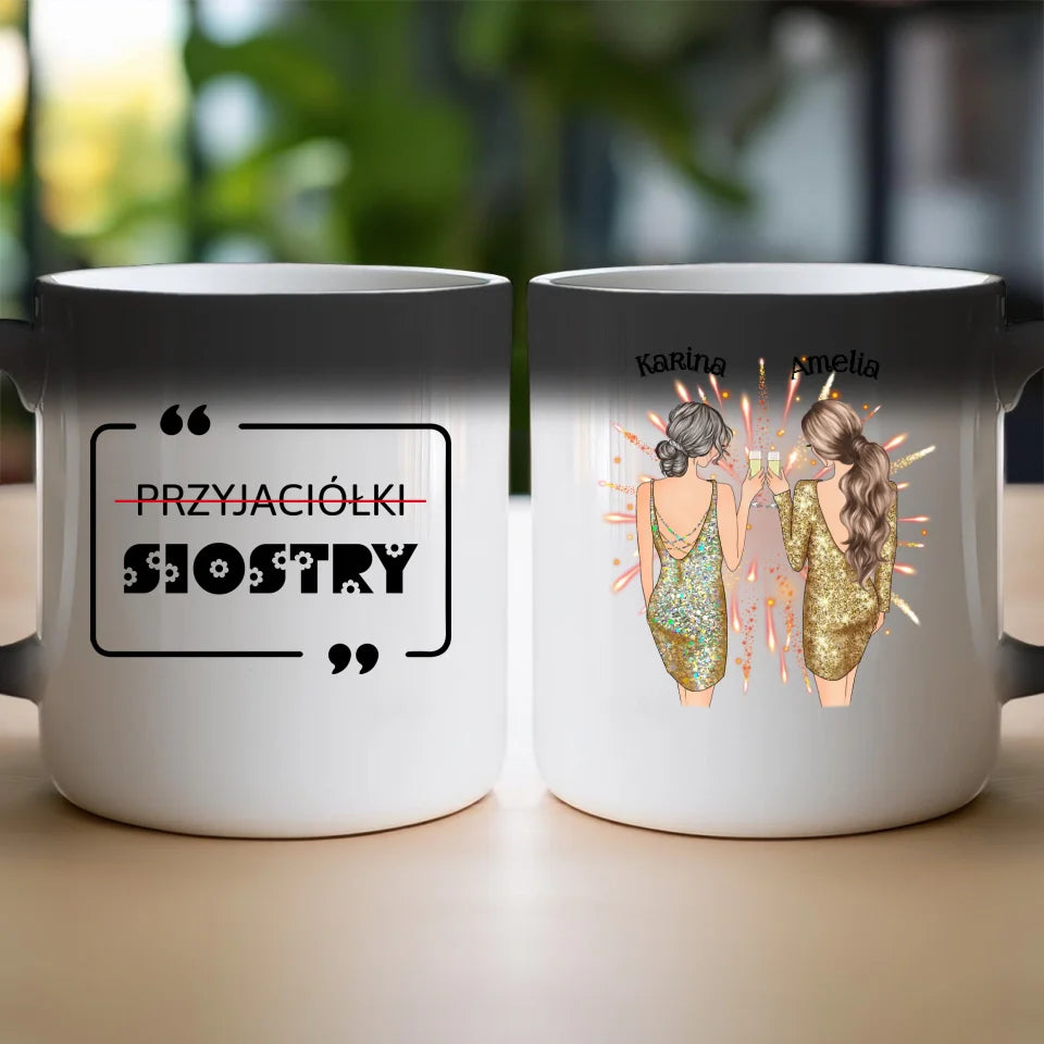 Kubek personalizowany dla przyjaciółek - sylwester #124