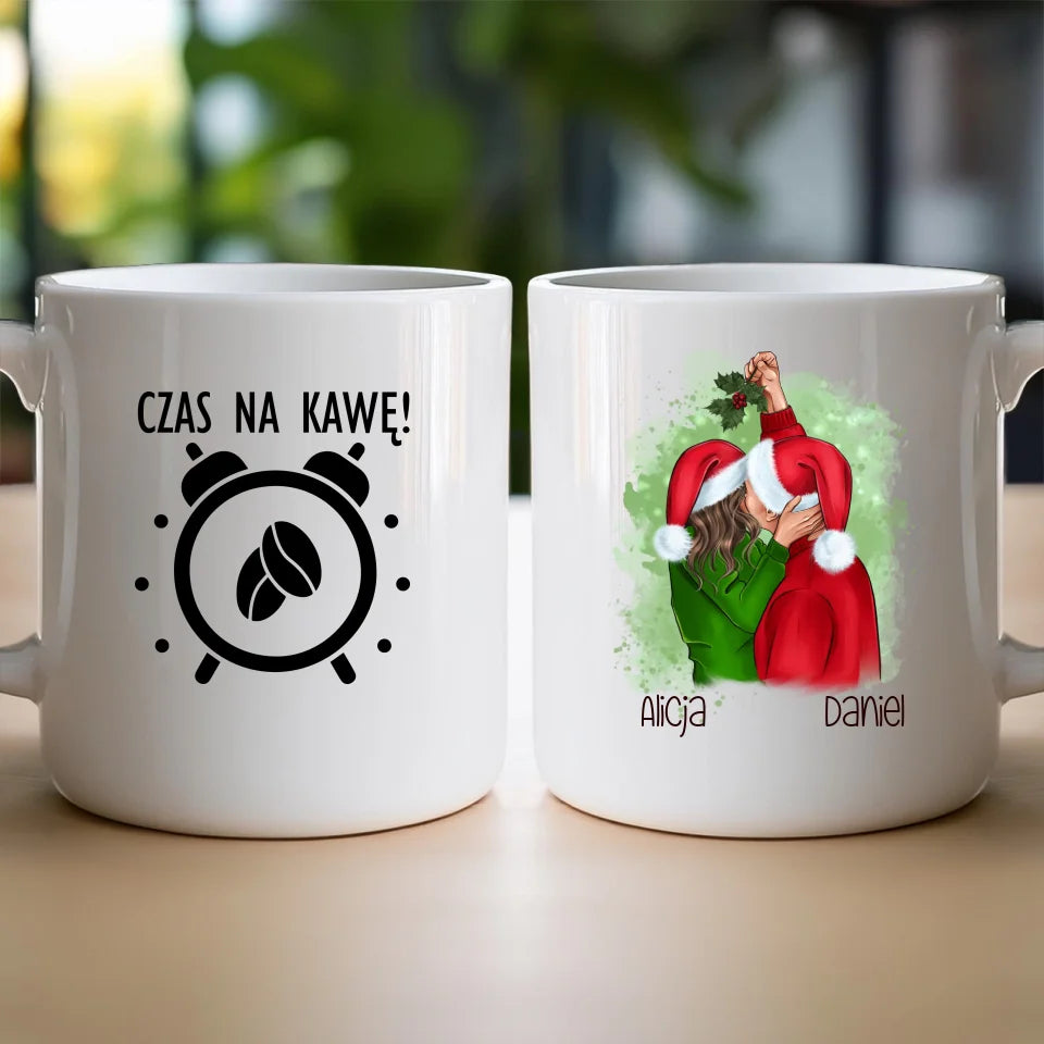 Kubek personalizowany świąteczny dla par #52
