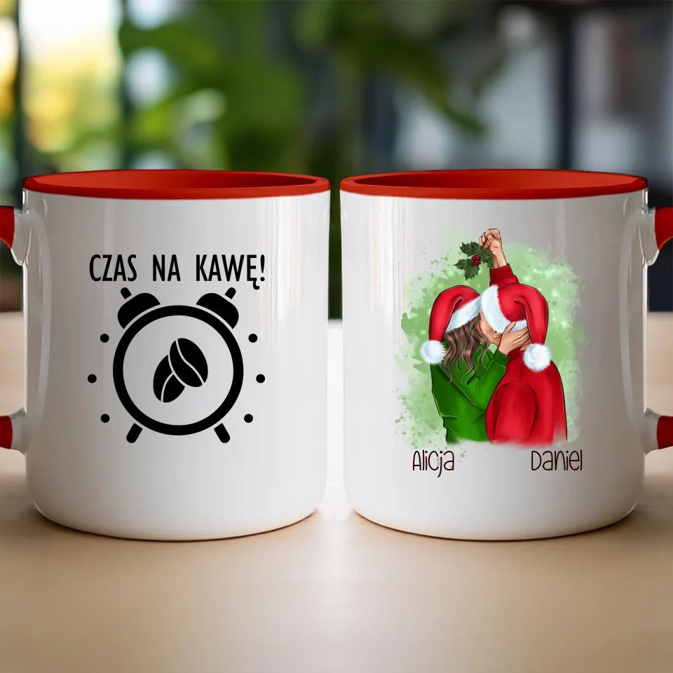 Kubek personalizowany świąteczny dla par #52