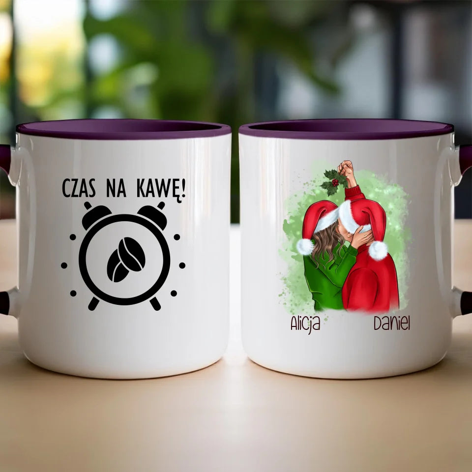 Kubek personalizowany świąteczny dla par #52