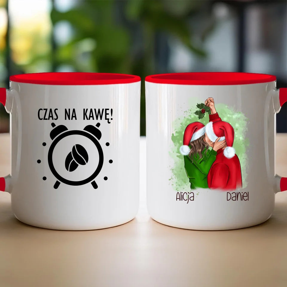 Kubek personalizowany świąteczny dla par #52