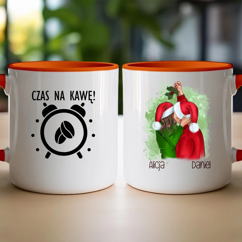 Kubek personalizowany świąteczny dla par #52