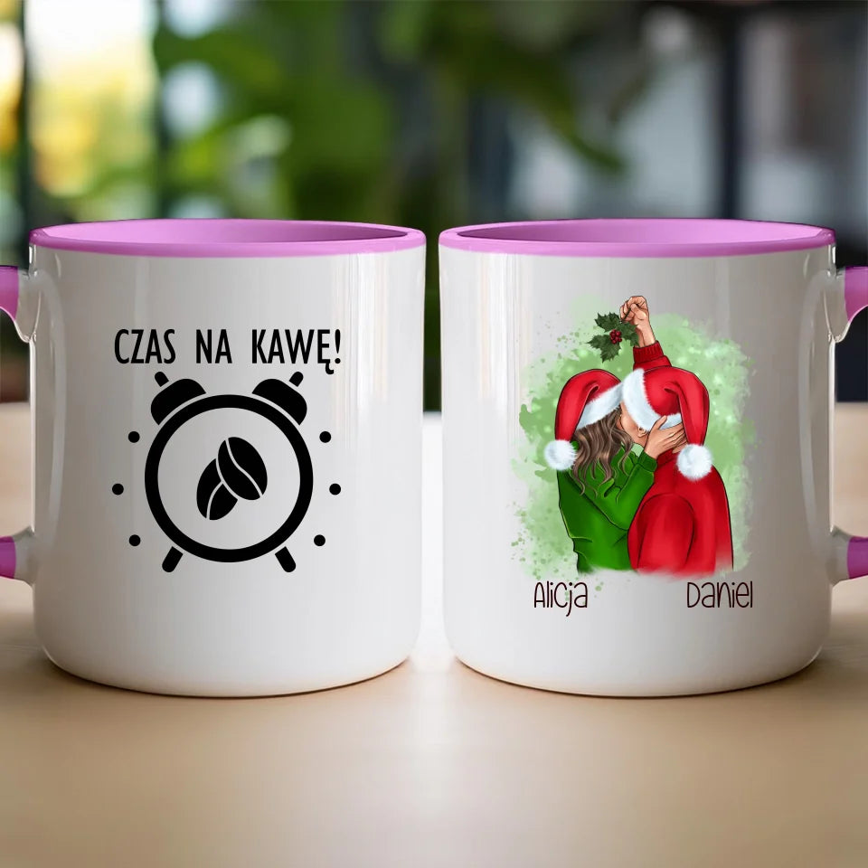 Kubek personalizowany świąteczny dla par #52