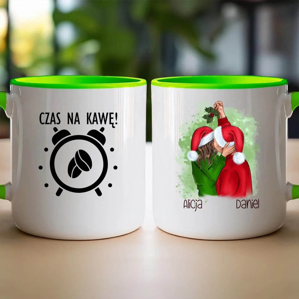 Kubek personalizowany świąteczny dla par #52