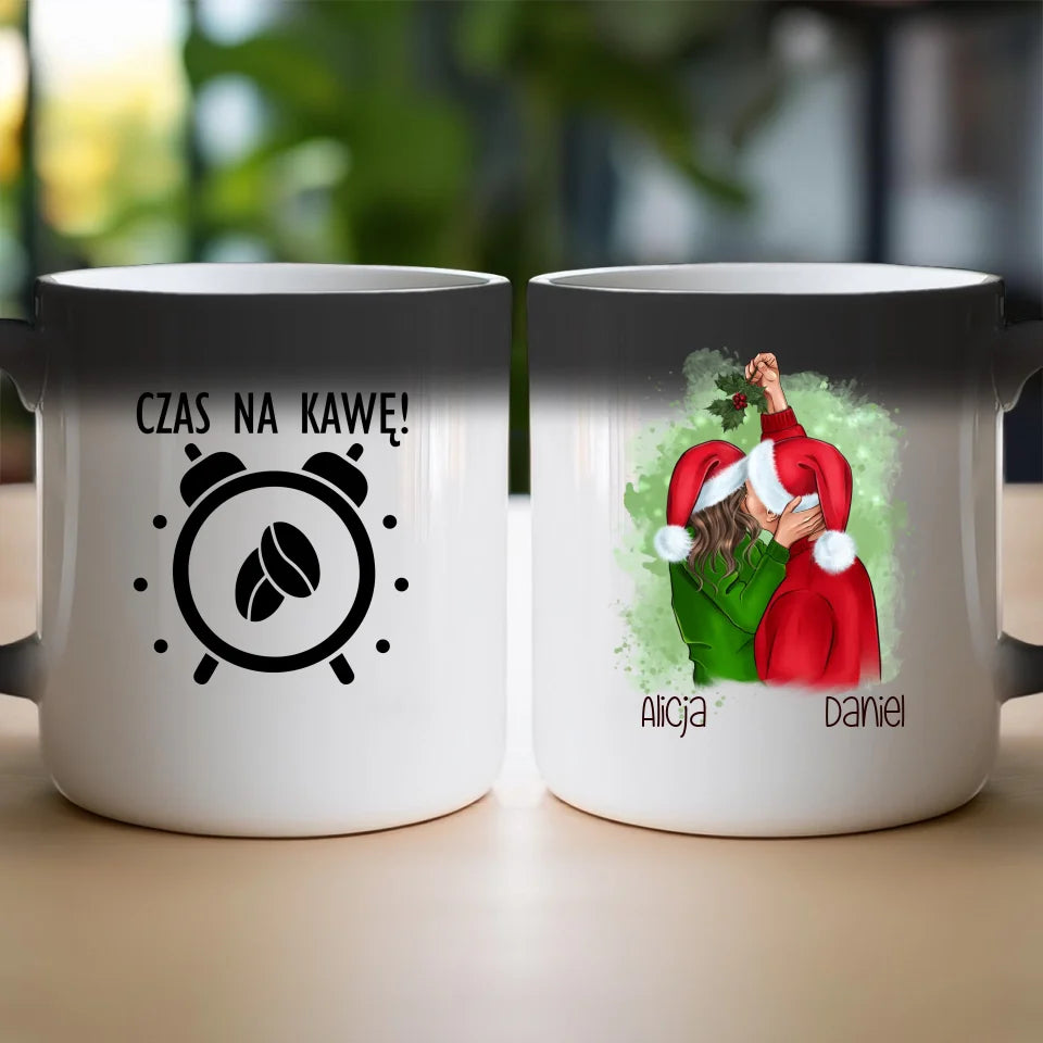 Kubek personalizowany świąteczny dla par #52