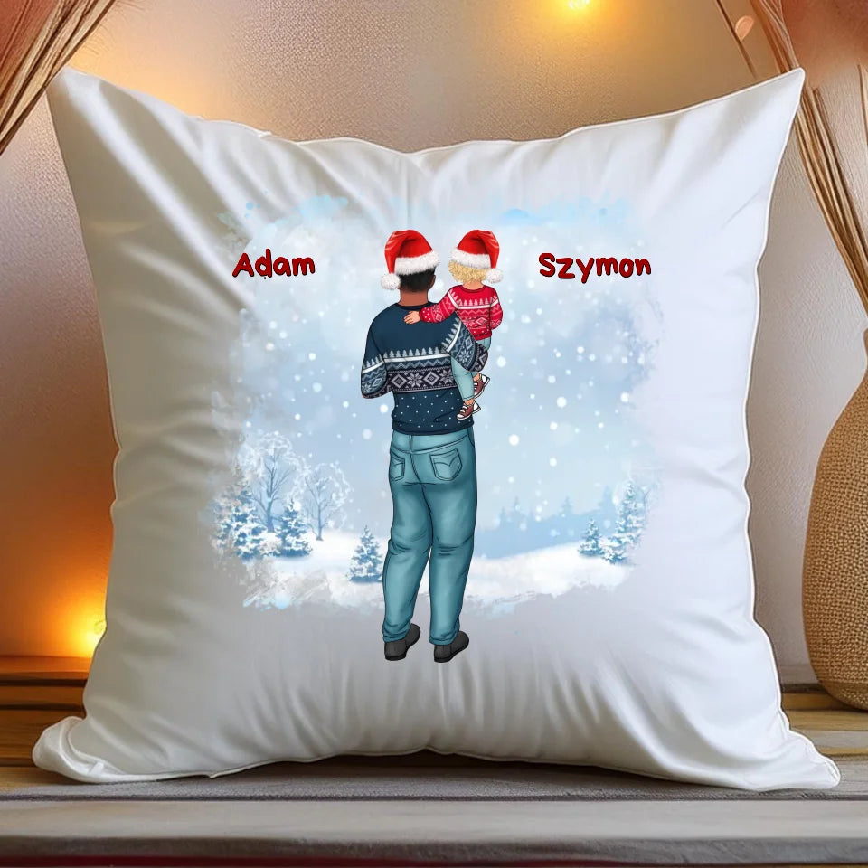 Poduszka personalizowana świąteczna dla Taty #730