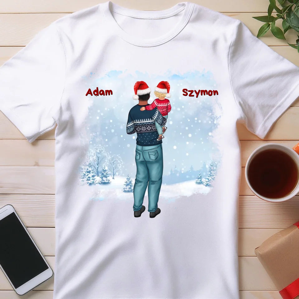 Koszulka personalizowana świąteczna dla Taty #730