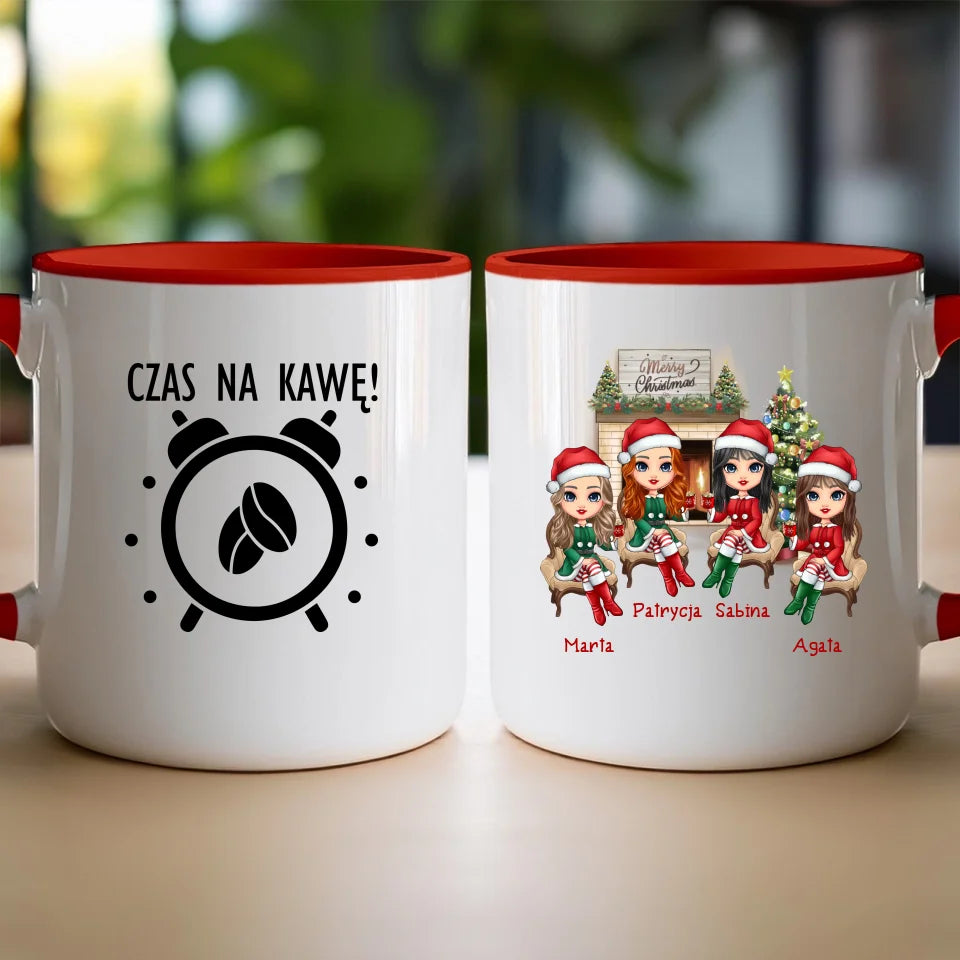 Kubek personalizowany świąteczny dla przyjaciółek #127