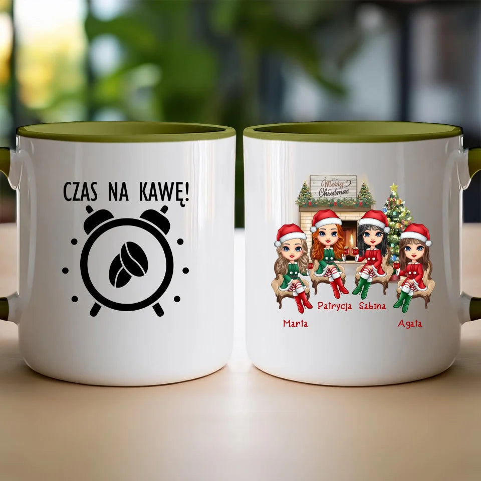 Kubek personalizowany świąteczny dla przyjaciółek #127