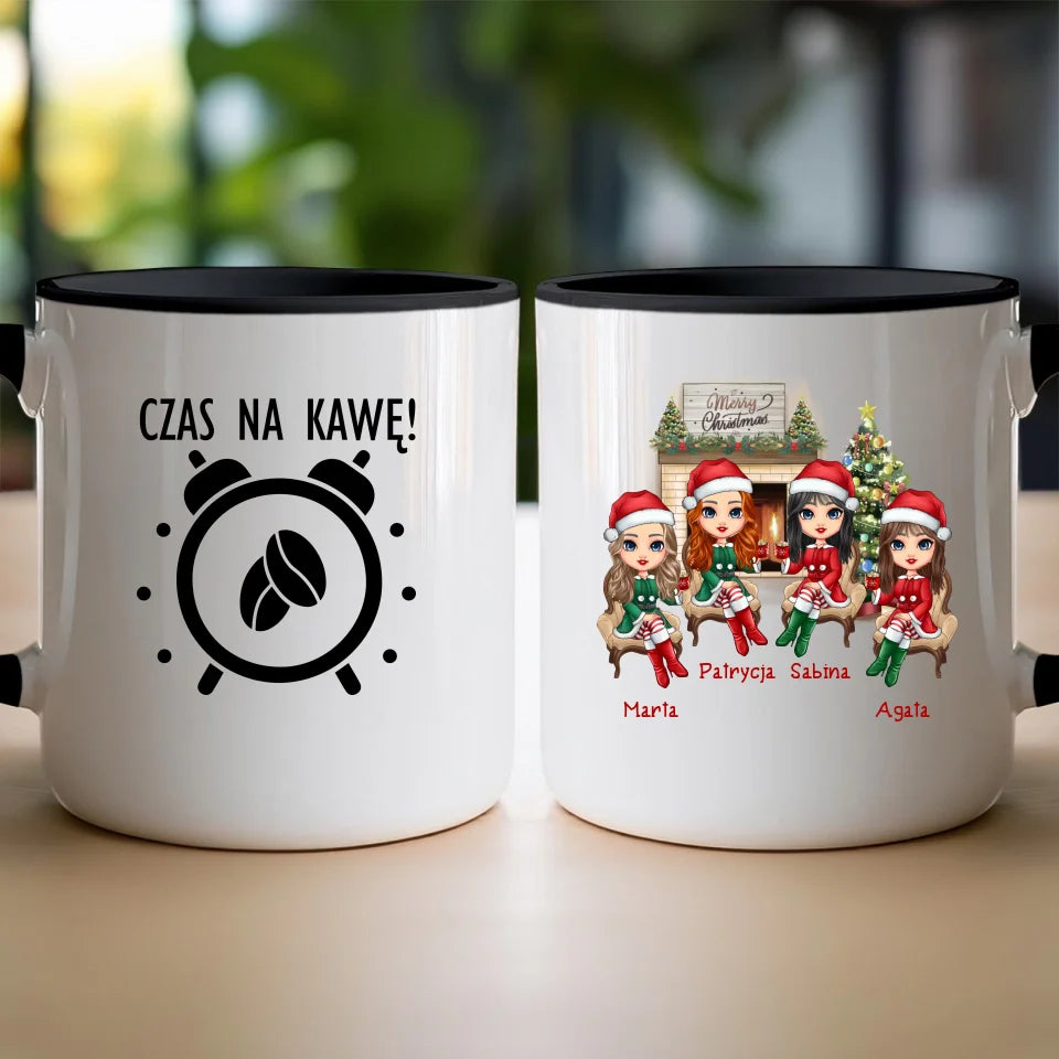 Kubek personalizowany świąteczny dla przyjaciółek #127