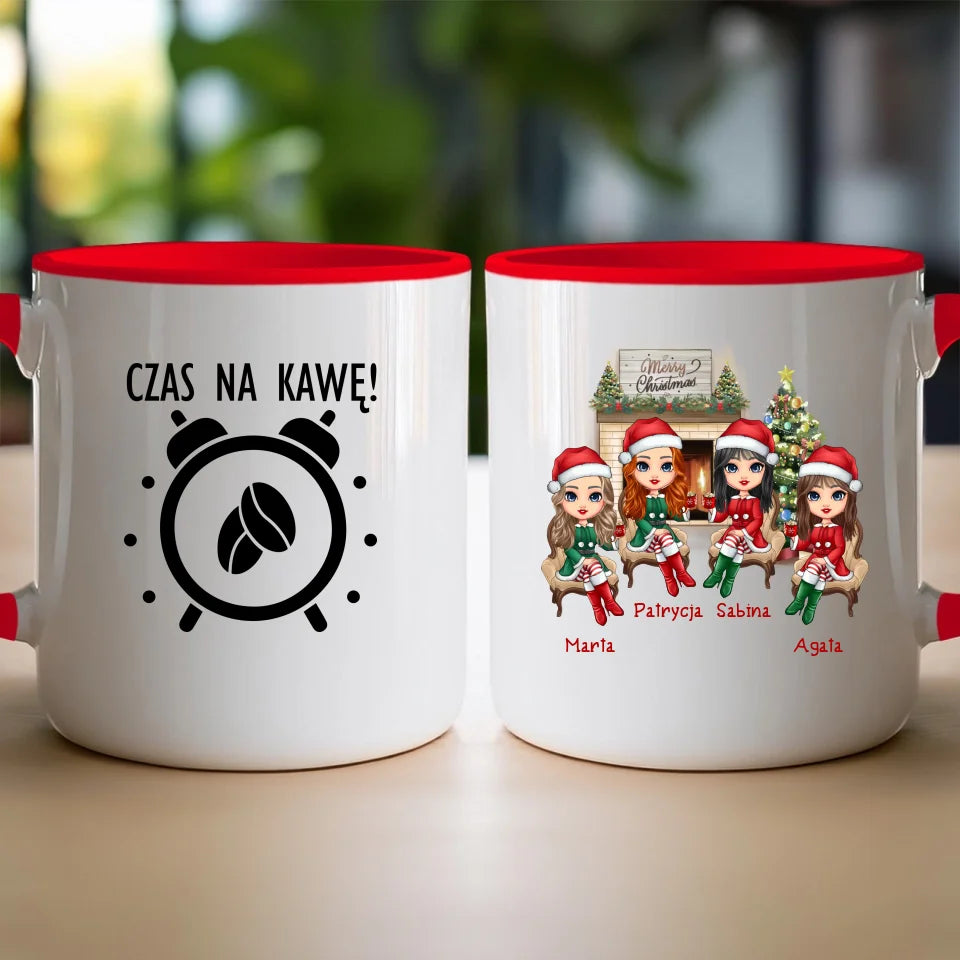 Kubek personalizowany świąteczny dla przyjaciółek #127