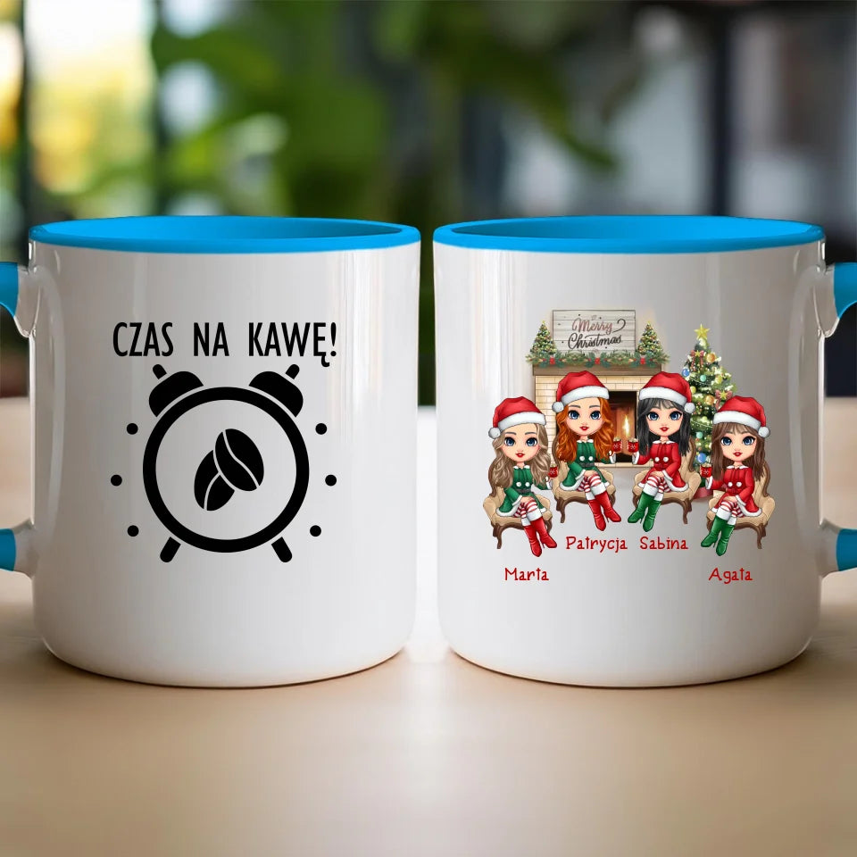Kubek personalizowany świąteczny dla przyjaciółek #127