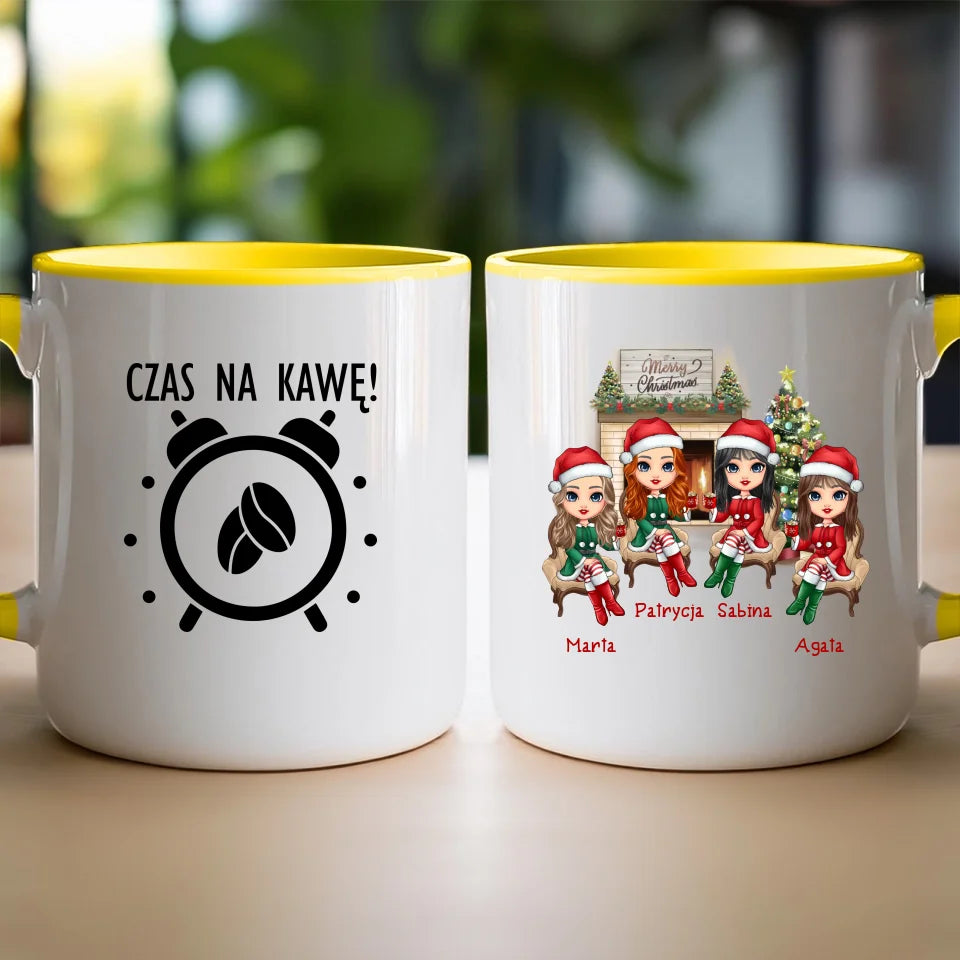 Kubek personalizowany świąteczny dla przyjaciółek #127