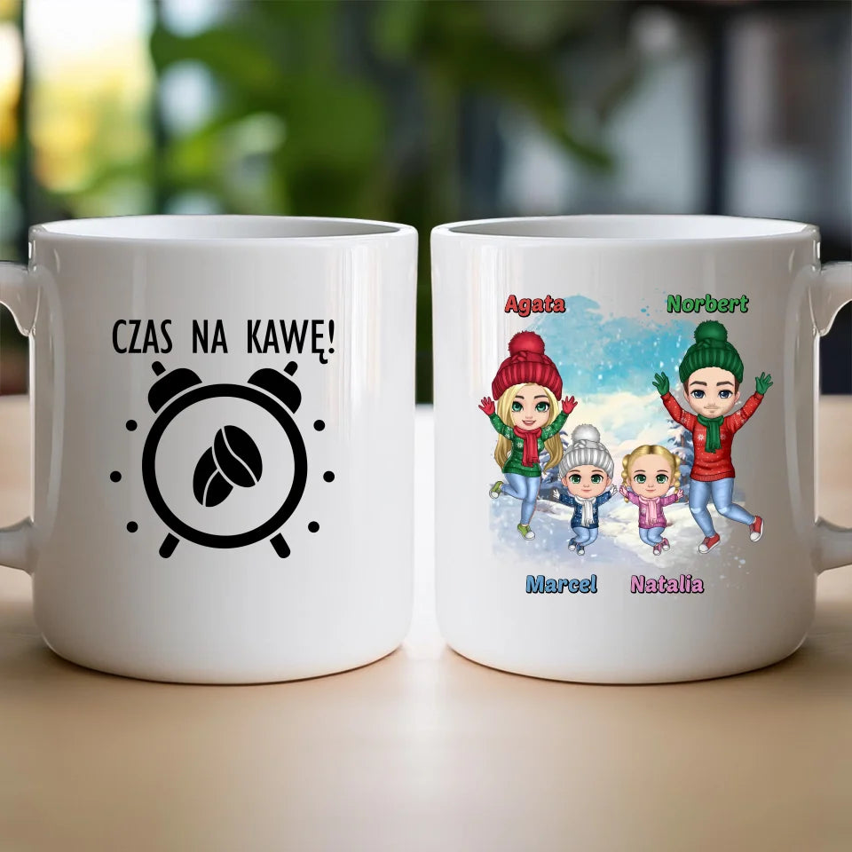 Kubek personalizowany świąteczny dla rodziny #812