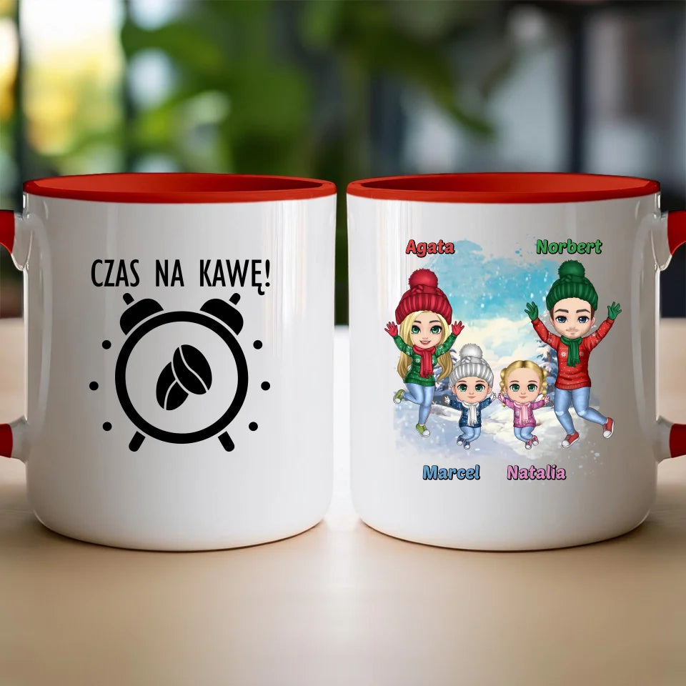 Kubek personalizowany świąteczny dla rodziny #812