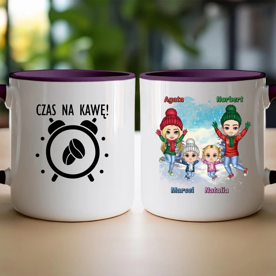 Kubek personalizowany świąteczny dla rodziny #812