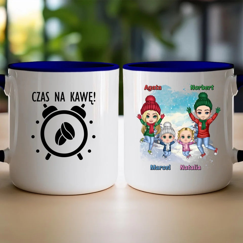 Kubek personalizowany świąteczny dla rodziny #812