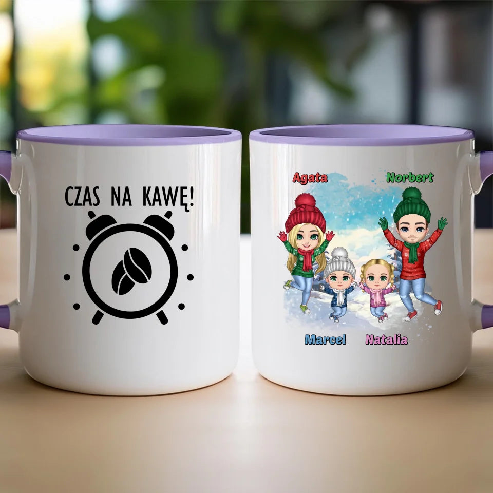Kubek personalizowany świąteczny dla rodziny #812