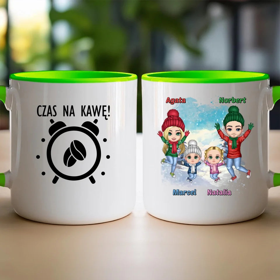 Kubek personalizowany świąteczny dla rodziny #812