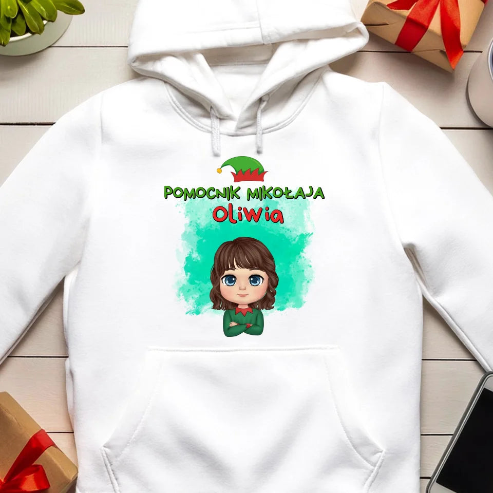 Bluza personalizowana świąteczna dla dziewczynki #92