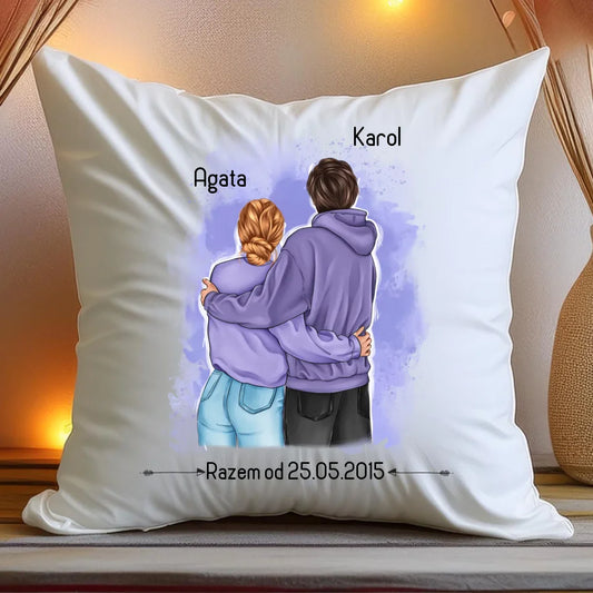 Poduszka personalizowana dla par #67