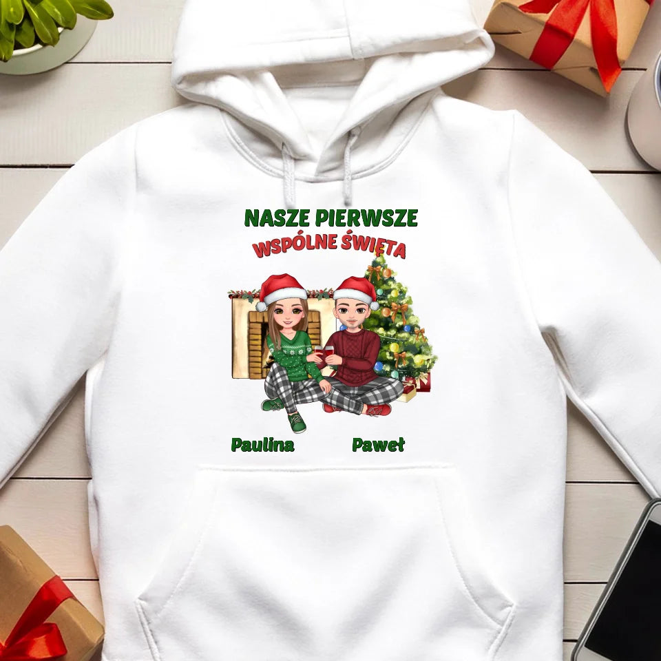Bluza personalizowana świąteczna dla par #56
