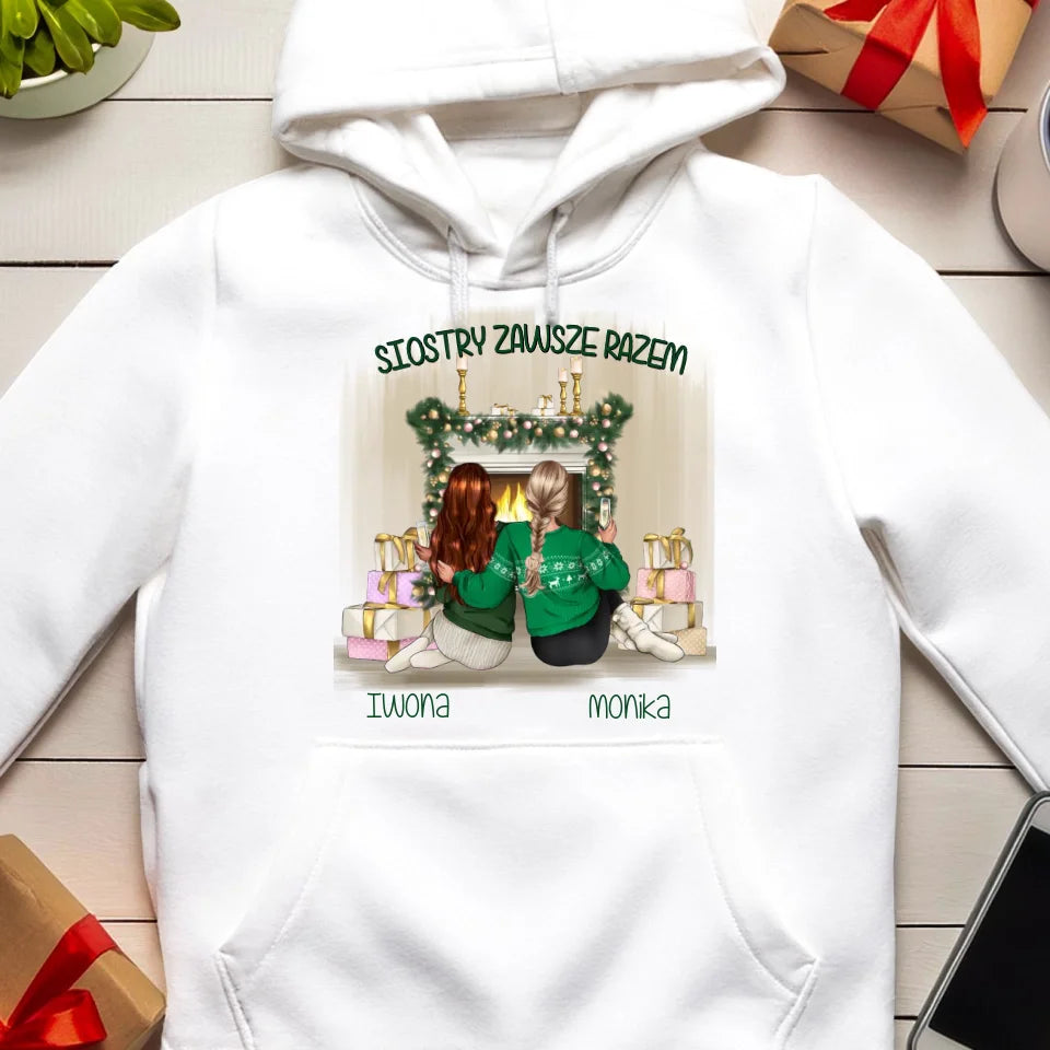 Bluza personalizowana świąteczna dla siostry #1050