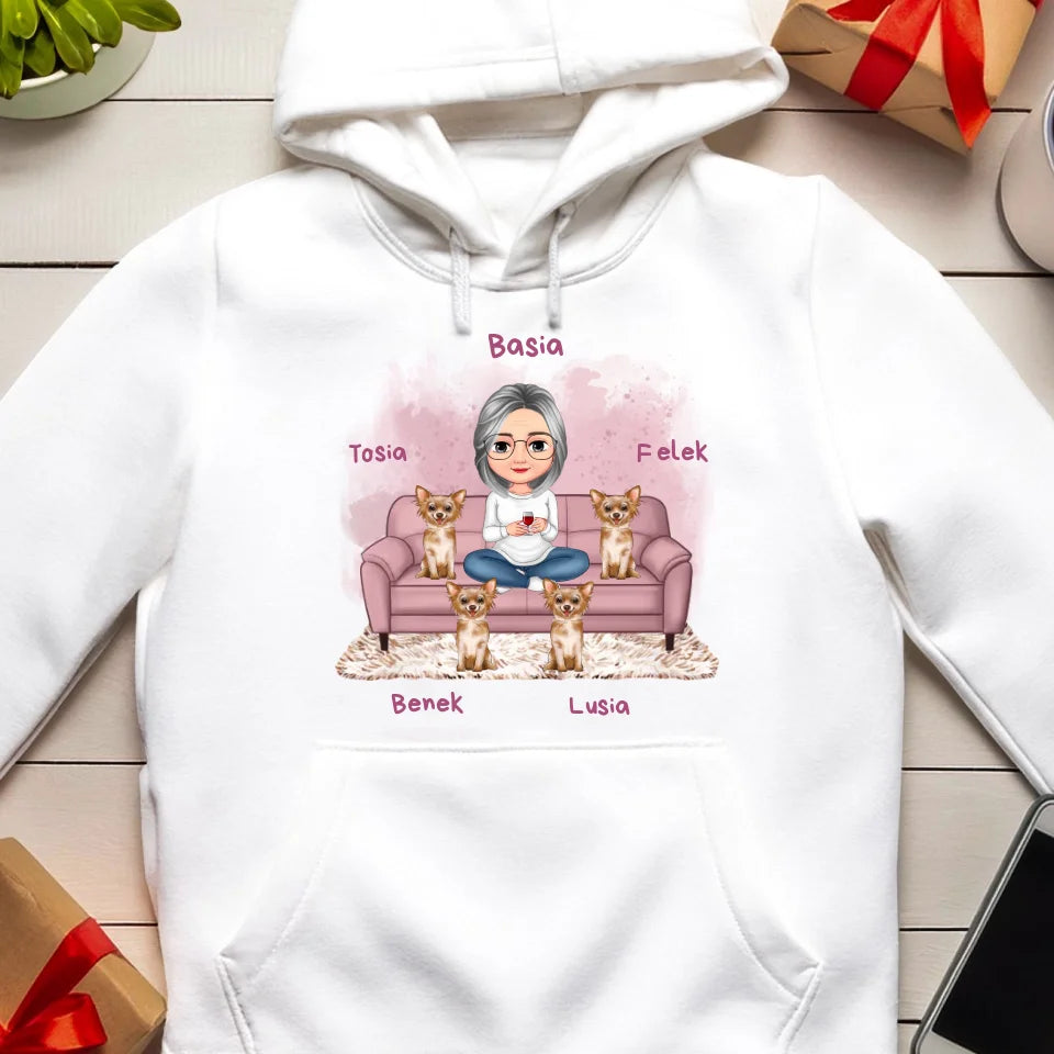 Bluza personalizowana dla babci - ze zwierzakami #240