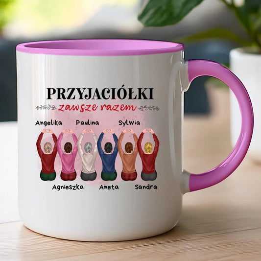 Kubek personalizowany dla przyjaciółek 2-6 osób #121