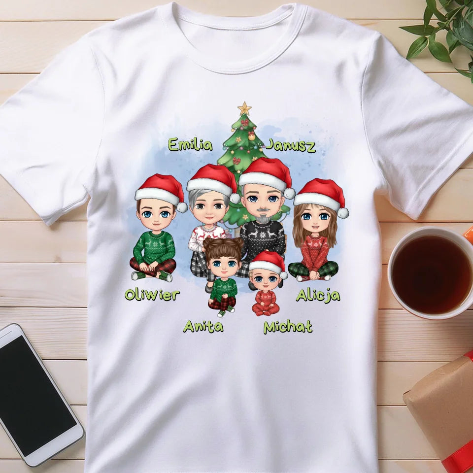 Koszulka personalizowana świąteczna dla babci i dziadka #602